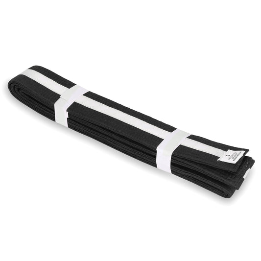 Black Belt with White Stripe